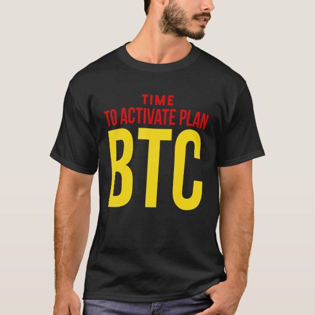 T-shirt Bitcoin Mines Cool Cryptomonnaie (Devant)
