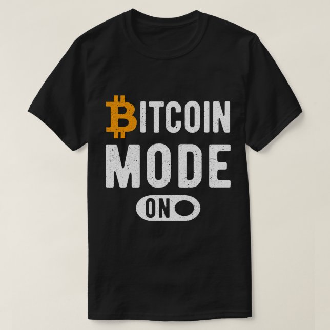 T-shirt Bitcoin Mode BTC Crypto Mens Dit 2 (Design devant)