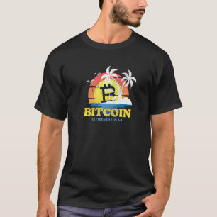 T-shirt Bitcoin Mon plan de retraite Drôle Investir 2