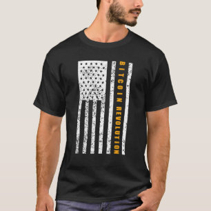 T-shirt Bitcoin Patriotisme Patriotique Vintage américain