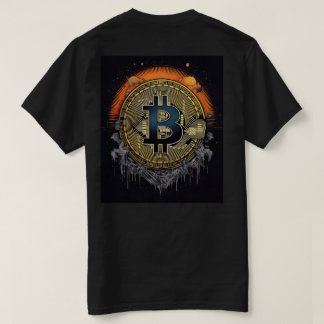 T-shirt BITCOIN pour amateur de cryptomonnaies