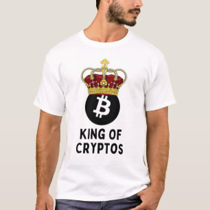 T-shirt Bitcoin roi de Cryptos
