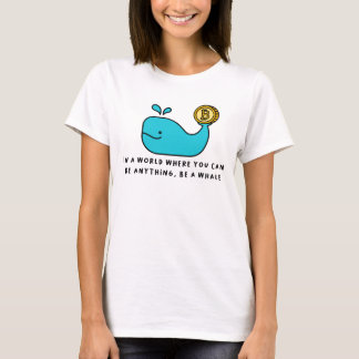 T-shirt Bitcoin Whale Crypto Investisseur & BTC Trading De