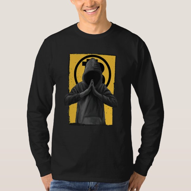 T-shirt Bitcoins Or pour Bitcoiner Crypto Miner 4 (Devant)