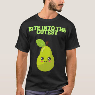 T-shirt Bite Into The Cutest-Kawaii Pear-Classic Version