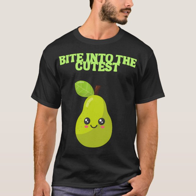T-shirt Bite Into The Cutest-Kawaii Pear-Classic Version (Devant)