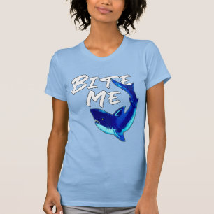 T-shirt Bite Me - Requin
