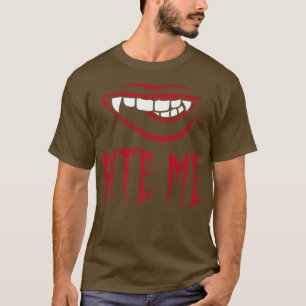 T-shirt Bite Me Vampire Teeth Costume pour Halloween