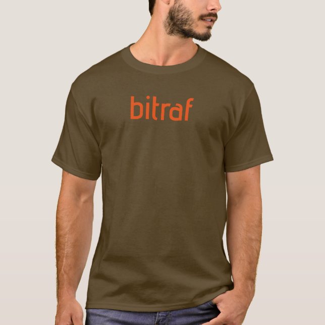 T-shirt Bitraf - logo enkel I (Devant)
