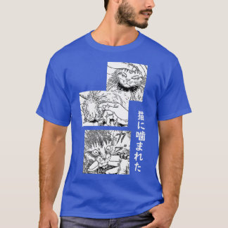T-shirt Bitten par un chat