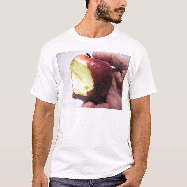 T-shirt Bitten Red Apple (Devant)