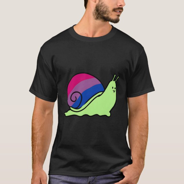 T-shirt Biual Pride Snail Biual (Devant)