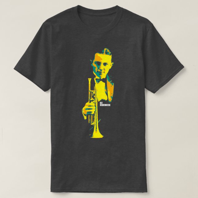 T-shirt Bix Beiderbecke  (Design devant)