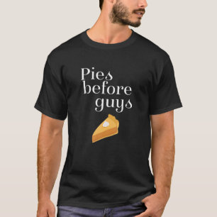 T-shirt Bizarre Chute Pies Avant Les Gars Citrouille Pie T