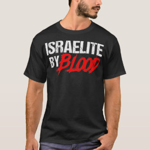 T-shirt Bizarre Israélite Par sang Foi juive pour hébreu