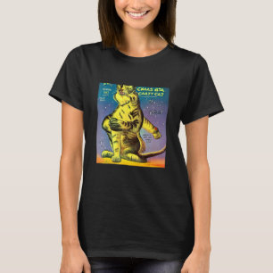 T-shirt Bizarre vilain graphique de chat Feline étrange Ki