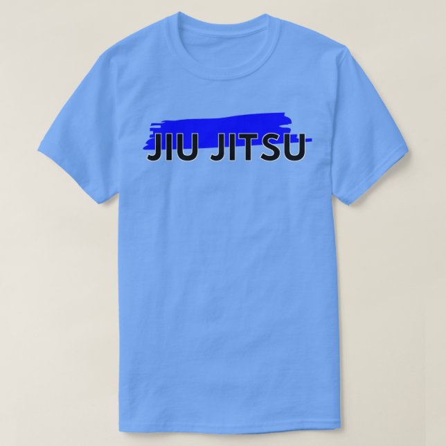 T-shirt Bjj brésilien Jiu Jitsu Ceinture bleue (Design devant)