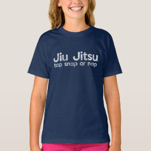 T-shirt BJJ Jiu Jitsu Brésil Martial Arts Tap Snap Snap ou