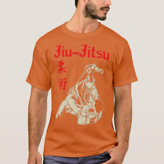 T-shirt BJJ Jiujitsu avec Rolling Logo Tous les jours T