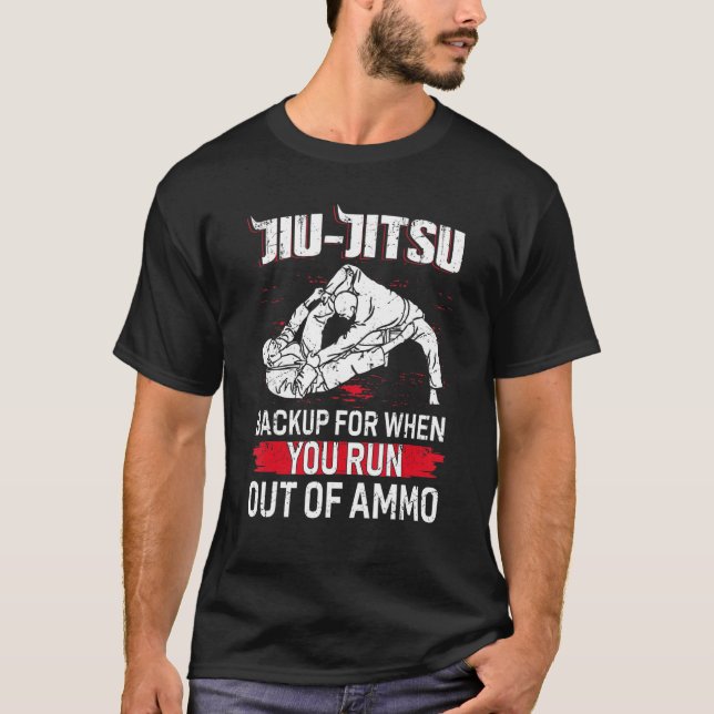 T-shirt Bjj & Mma Design Brazilian Jiu Jitsu (Devant)