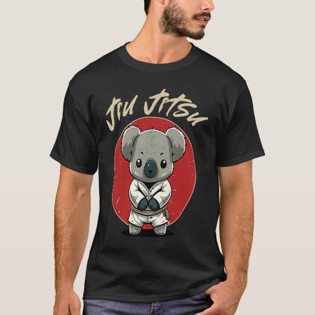 T-shirt BJJ MMA Koala   Brazilian Jiu Jitsu Grappling (Devant)