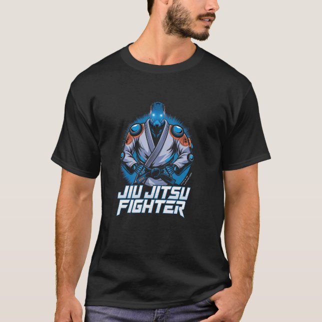 T-shirt BJJ Robot - Jiu Jitsu Brésilien et Grappling (Devant)