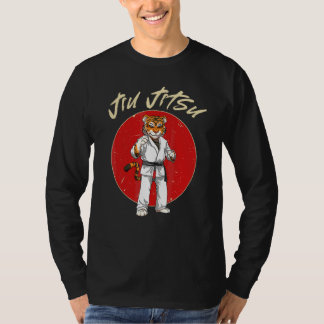 T-shirt Bjj Tiger  Jiu Jitsu Brésilien Et Grappling