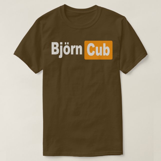 T-shirt Bjorn Cub Cute Bébé Ours (Design devant)