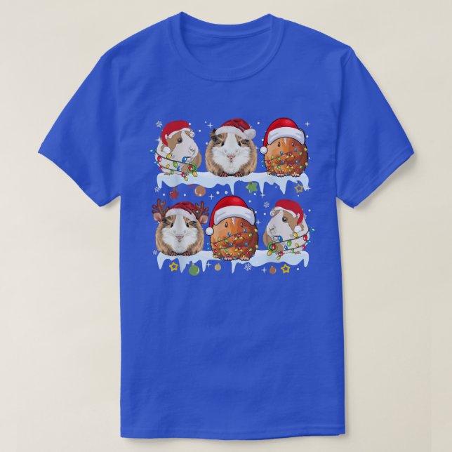 T-shirt BL1 Père Noël Guinée Grande Noël Joyeux Noël Joyeu (Design devant)