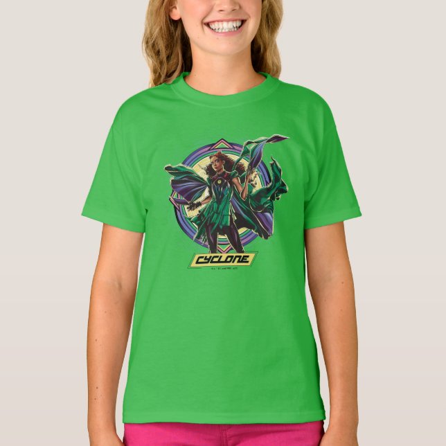 T-shirt Black Adam | Cyclone Character Graphic (Devant)