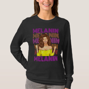 T-shirt Black African American Ebony Melanin Queen Empower