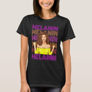 T-shirt Black African American Ebony Melanin Queen Empower
