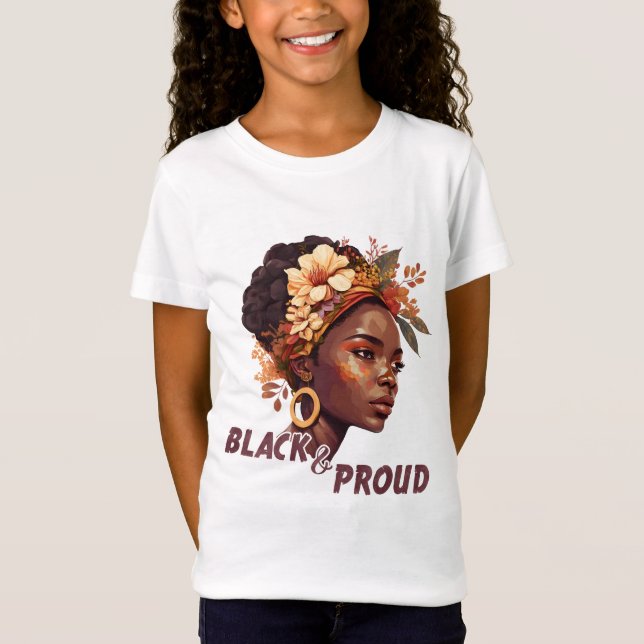 T-Shirt Black and proud (Devant)