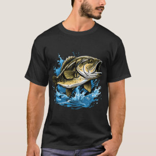 T-shirt Black Bass sauteur