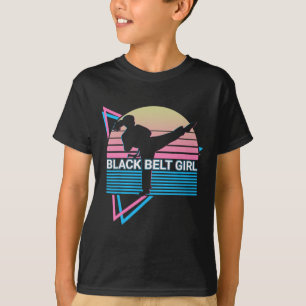 T-shirt Black Belt Girl - Judo Karate Jiu Jitsu Taekwondo