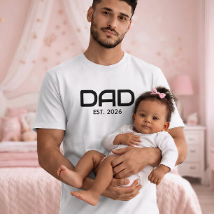 T-Shirt Black Bold Papa Établi