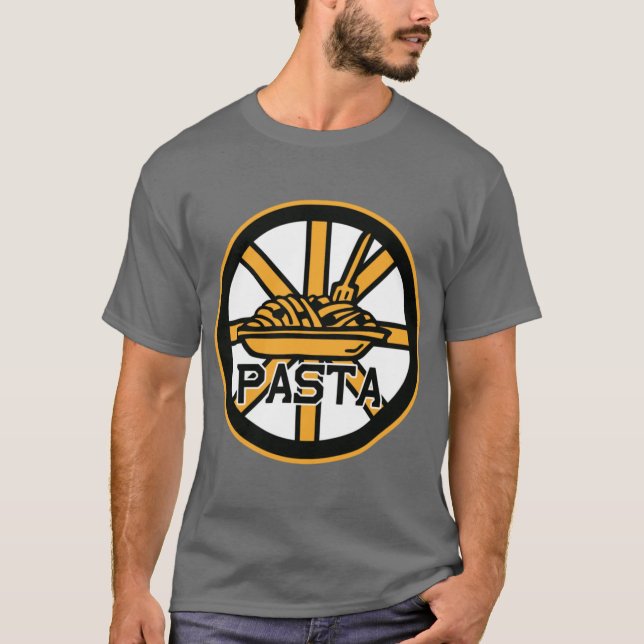 T-shirt Black Bruins Boston Pastrnak Pasta (Devant)