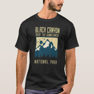 T-shirt Black Canyon Of The Gunnison Randonnée Parc Nation