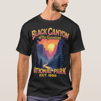 T-shirt Black Canyon The Gunnison Parc National Randonnée