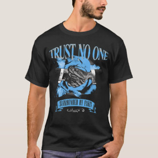 T-shirt Black Carolina 5 AJ5 Ne fais confiance à personne