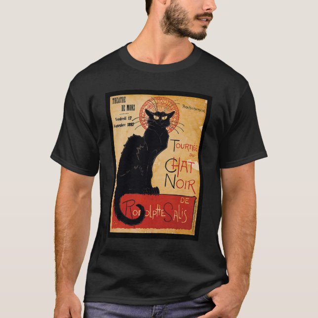 T-shirt Black cat (Devant)