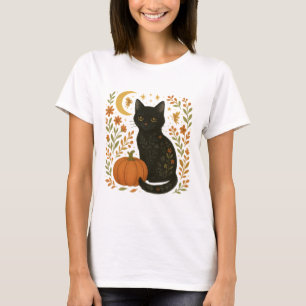 T-shirt Black cat halloweening • too cute to spook • cat