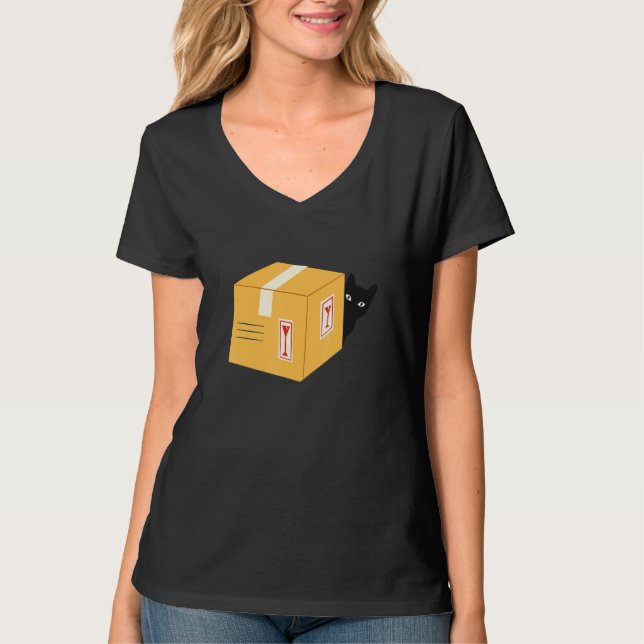 T-shirt Black Cat  Online Shop Ecommerce Seller and Shoppe (Devant)