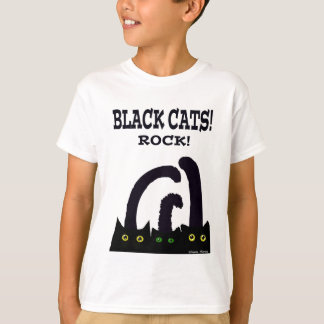 T-shirt Black cats rock