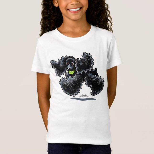 T-Shirt Black Cocker Spaniel Play (Devant)