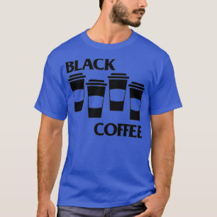 T-shirt Black Coffee Black Flag parodie 