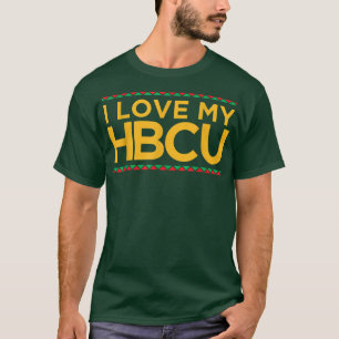 T-shirt Black College I Love My HBCU
