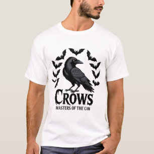 T-shirt Black Crow F, Caw F, Funny Bird Dance Cool présent