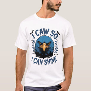 T-shirt Black Crow F, Caw F, Funny Bird Dance Cool présent