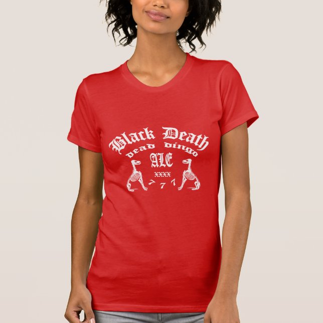 T-shirt Black Death 777 - Dead Dingo Ale (Devant)